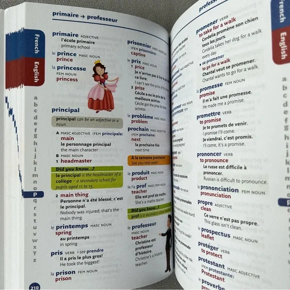 First Time French Dictionary ~ Collins ~ Paperback - Picture 6 of 7